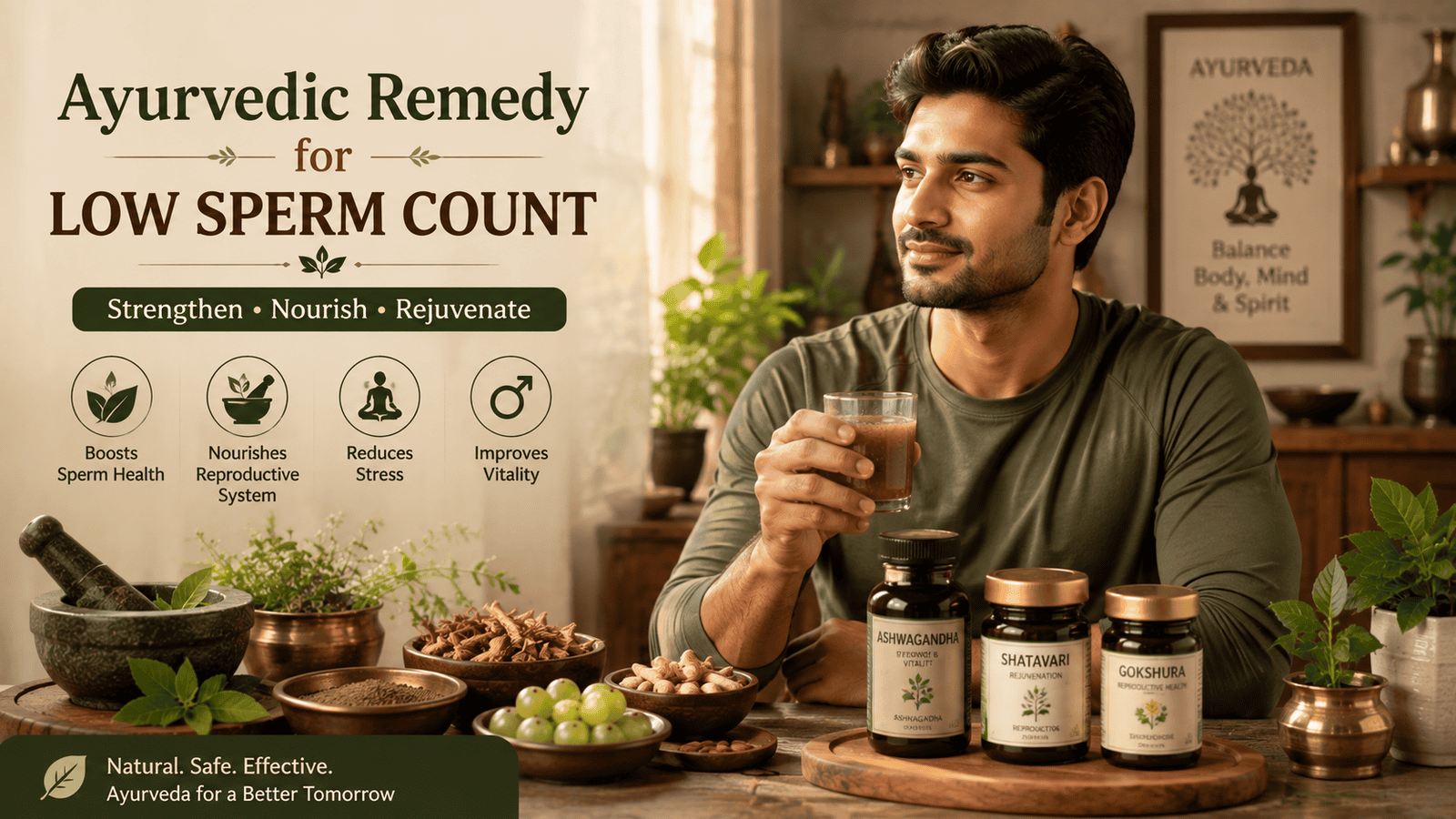 ayurvedic remedy for low sperm count